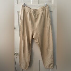 Anine Bing Off White Sweatpants